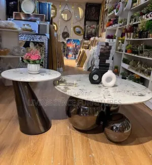 Newly Marble Tops Coffee Table Set