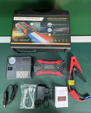 Car Jump Starter + Pump Air Tire Inflator