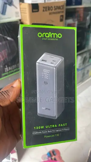 Oraimo 27600mah Powerbank(130w Ultra Fast