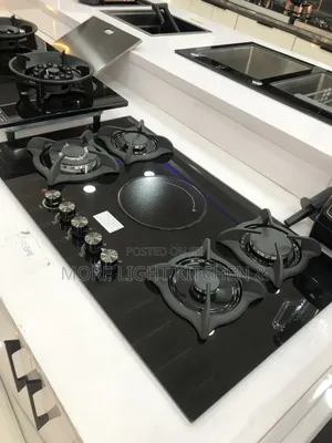 Four Burner With One Hot Plate