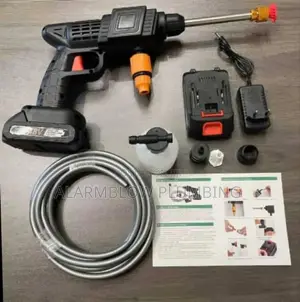 Portable Cordless High-pressure Electric Car Washer Gun.