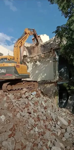 Site Clearing, Building Demolition, Excavator, Construction Eqp
