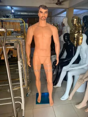 Male Plastic Mannequin With Hair