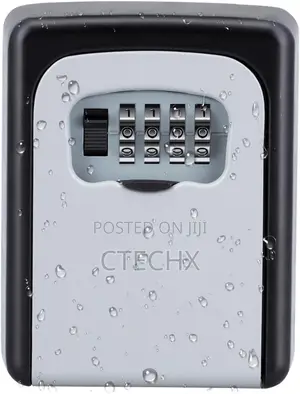 Zhege Key Box, Key Safe Wall Mounted, 4 Digit Combination Metal