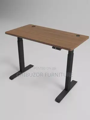 Adjustable Electric Standing Desk for Laptop 1.4mtr Brown Top