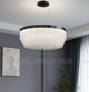 Black Reels 3 Step Chandelier Light