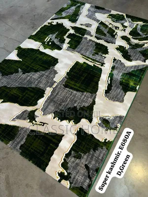 Super Green Turkish Center Rug