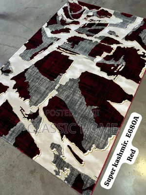 Kashmir Grey, Wine Center Rug