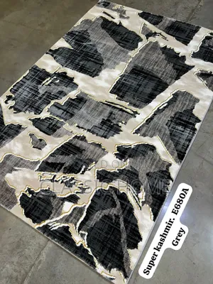 Cream Grey Kashmir Turkish Center Rug