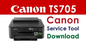 Canon Pixma Ts704/5 Adjustment Program (Service Tool) for Ink Absorber