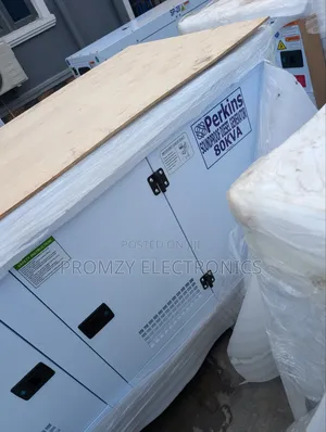 Brand New Perkins Diesel Soundproof Generator Sp80kva 2years Wty