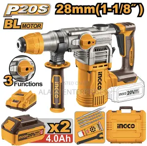 Ingco Cordless Rotary Hammer Drill 28mm 45j