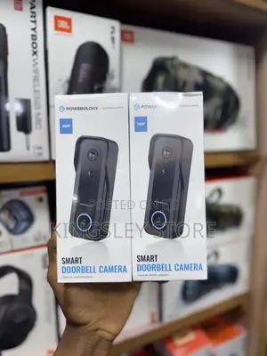 Powerology Smart Doorbell Camera - Black