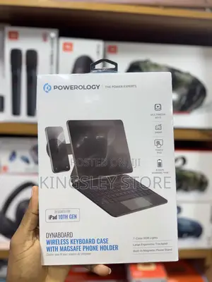 Powerology Dynaboard Wireless Keyboard Case For iPad 10th Gen