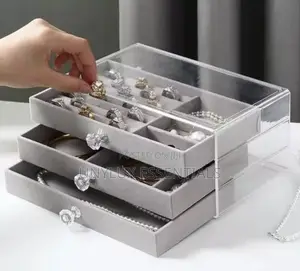 3 Layer Multifunctional Acrylic Jewellery Box