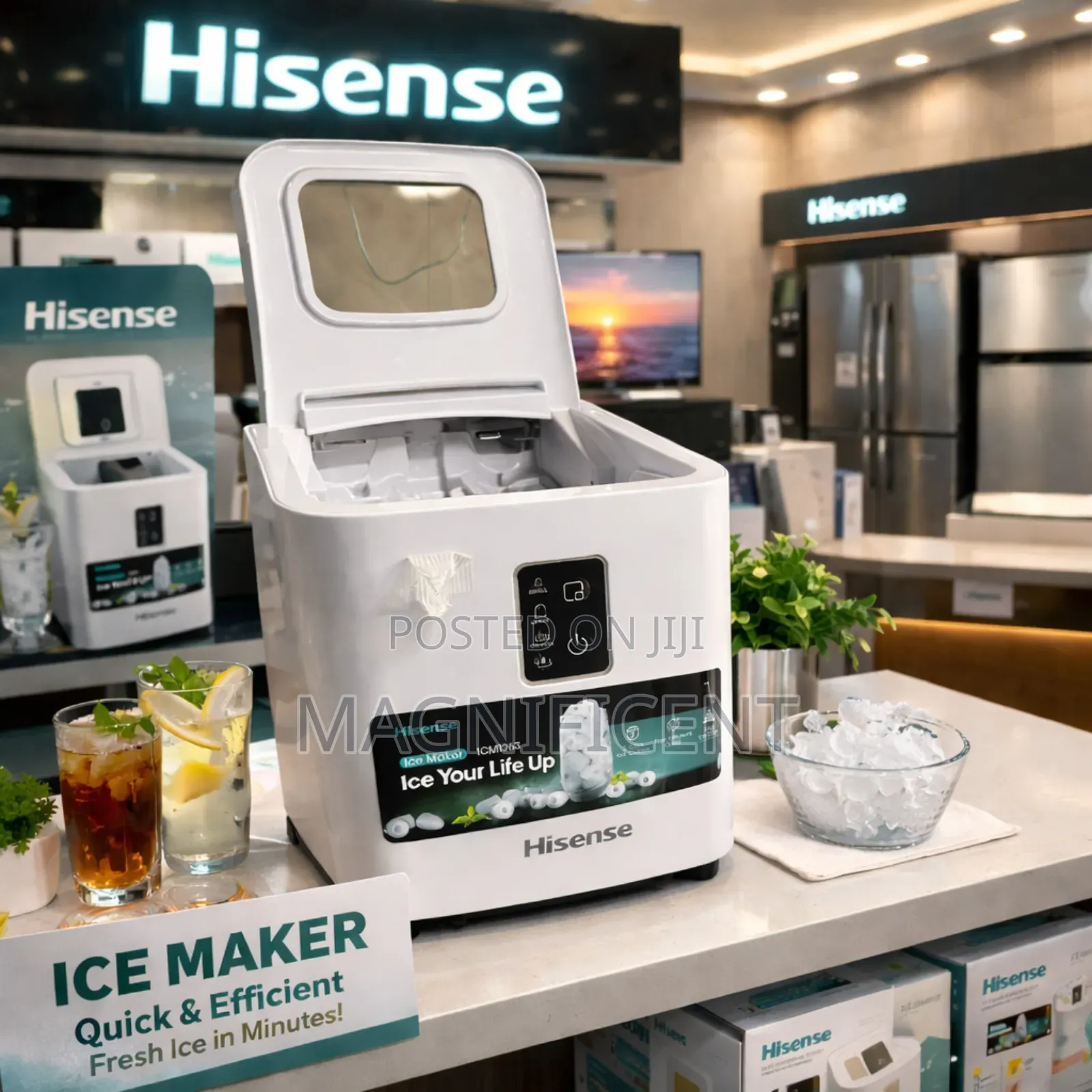 Hisense Icm1263 Ice Maker – Fast Efficient Countertop Ice Machine