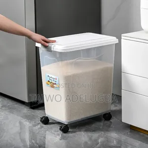 40kg Rice Bucket With Wheels