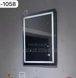 Square Mirror With Light