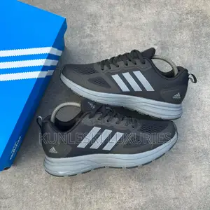 Original Adidas Cloudfoam Runner Black & Grey Sneakers