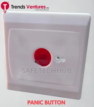 Concept Plus Burglary Alarm White Plastic Panic Button