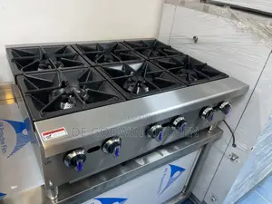 6 Burners Counter Top Gas Cooking Range