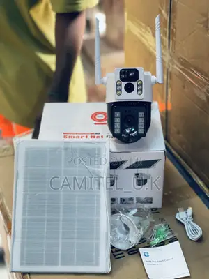 V380 Pro 4g Dual Lens Solar Powered PTZ Security Camera