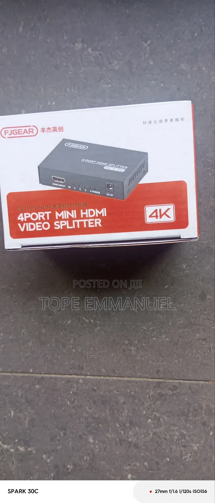 4 - Port Mini Video Splitter