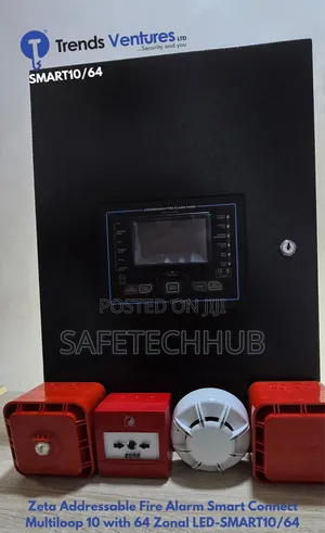 Zeta Addressable Fire Alarm Smart Connect Multiloop 10/64-no Loop Card