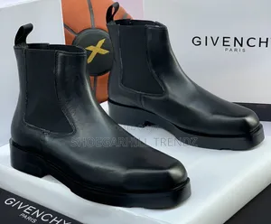 Men Luxury Ankle Boot With Chunky Sole