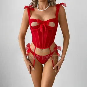 2pc Corset Brallet Lingerie Set
