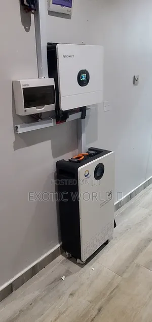 15kwh Lithium Battery + Growatt Hybrid Inverter Solar System