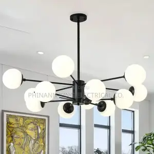Chandelier 12 Glass