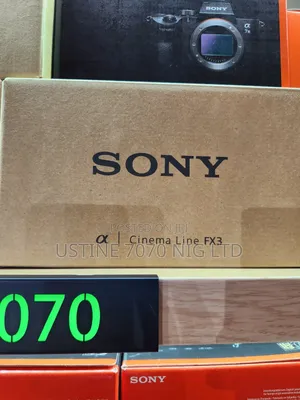 Fx3 Sony Video Camera (New)
