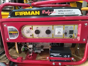 6.5kva Firman Petrol Automatic Generator, One Year Warranty.