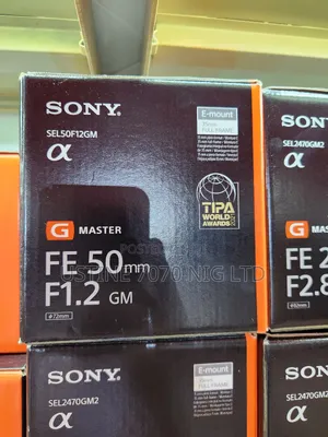 50mm F1.2 Gm Sony Lens (New)