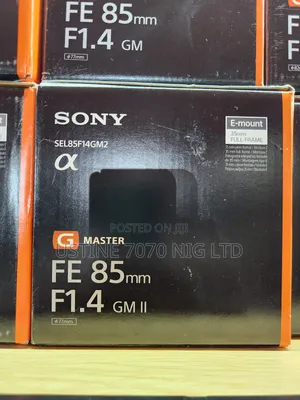 Fe 85mm F1.4 Gm Ii Sony Lens (New)
