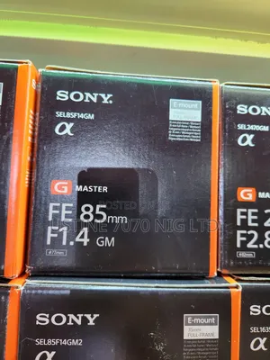 Fe 85mm F1.4 Gm Sony Lens (New)