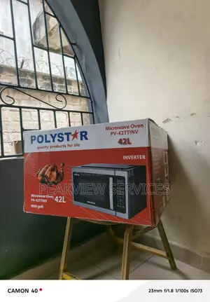 Polystar Pv-42ttinv Electronic Microwave 42l