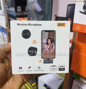 Dual Wireless Microphone Sx21 for iPhone and C Android
