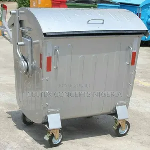 1100 Litres Metal Foreign Waste Bin