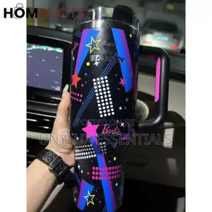 Barbie Stanley Cup Stickers With See Through Pack