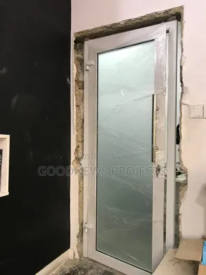 Frosted Laminated Hinged Door