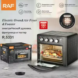 Raf 3in1 Electric Oven, Air Fryer and Toaster Machine 25l
