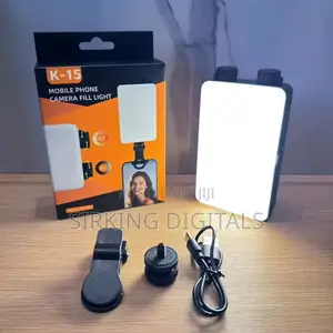 K-15 Mobile Phone Live Streaming Computer Video RGB Flash Light
