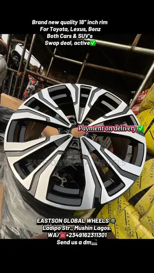 18” Inch Alloy Wheel Rim For Toyota And Lexus Cars / Suv