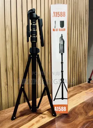 A1588 Long Tripod Stand for Phones With Bluethooth Remote- Stand