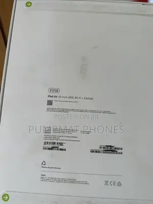New Apple iPad Air 13 (2025) 512 GB Blue