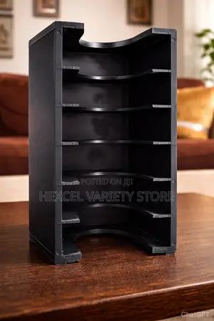 Heavy-Duty Bar Glass Cover Organizer Rack – Multi-Layer Storage.