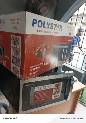 Polystar Pv-42ttinv 42l Inverter Series Microwave- Digital