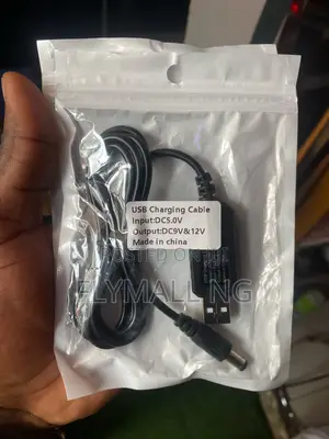 Usb 5v to 12v Dc Voltage Booster Cable Power Bank to Router